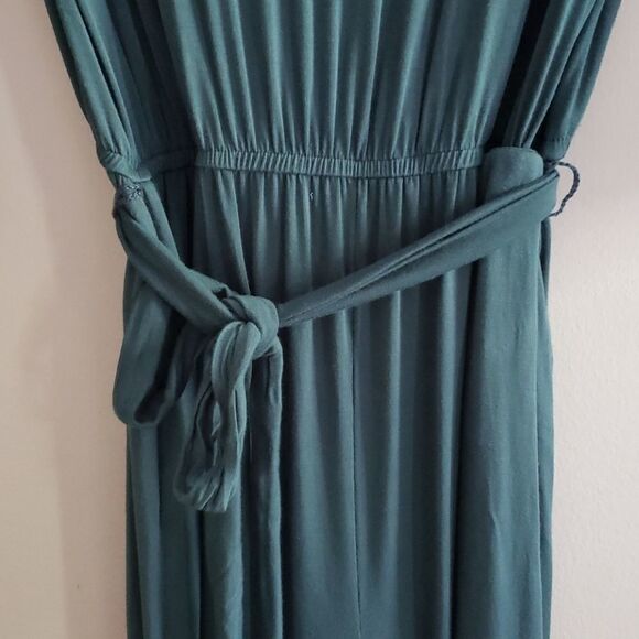 Gap wide leg cropped green Jumpsuit pants size small - Picture 5 of 8